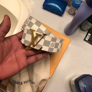 Louis Vuitton Damier Azur Belt Sz 32-34